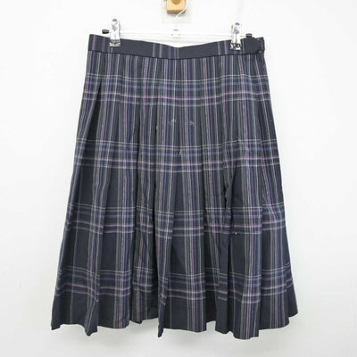 【中古】岡山県 岡山龍谷高等学校 女子制服 2点 (シャツ・スカート) sf077190