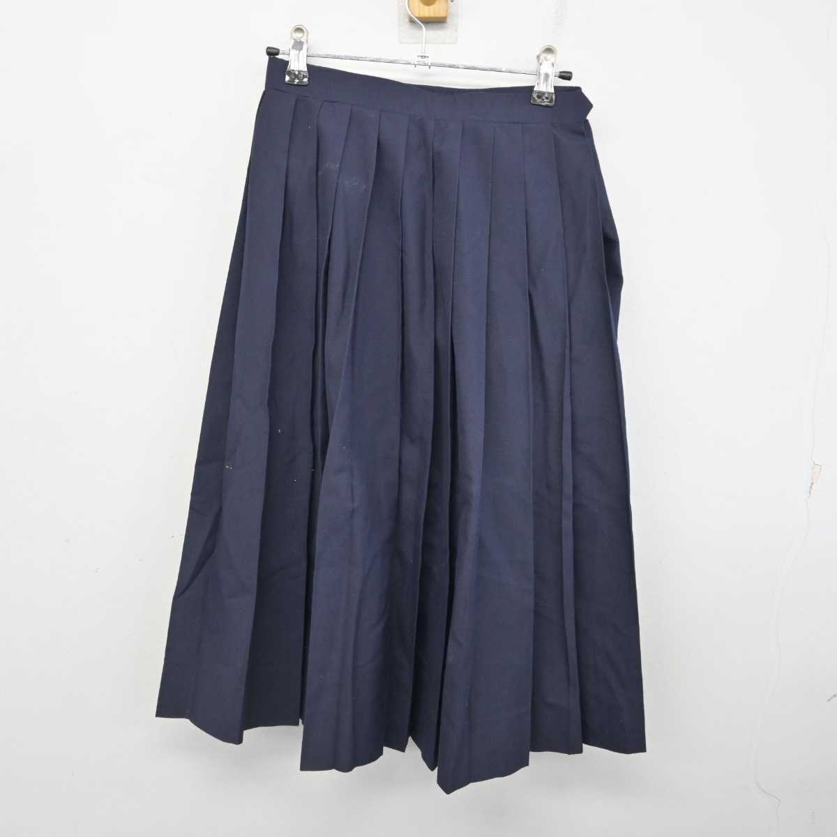 【中古】東京都 大久保中学校 女子制服 3点 (セーラー服・スカート) sf077197