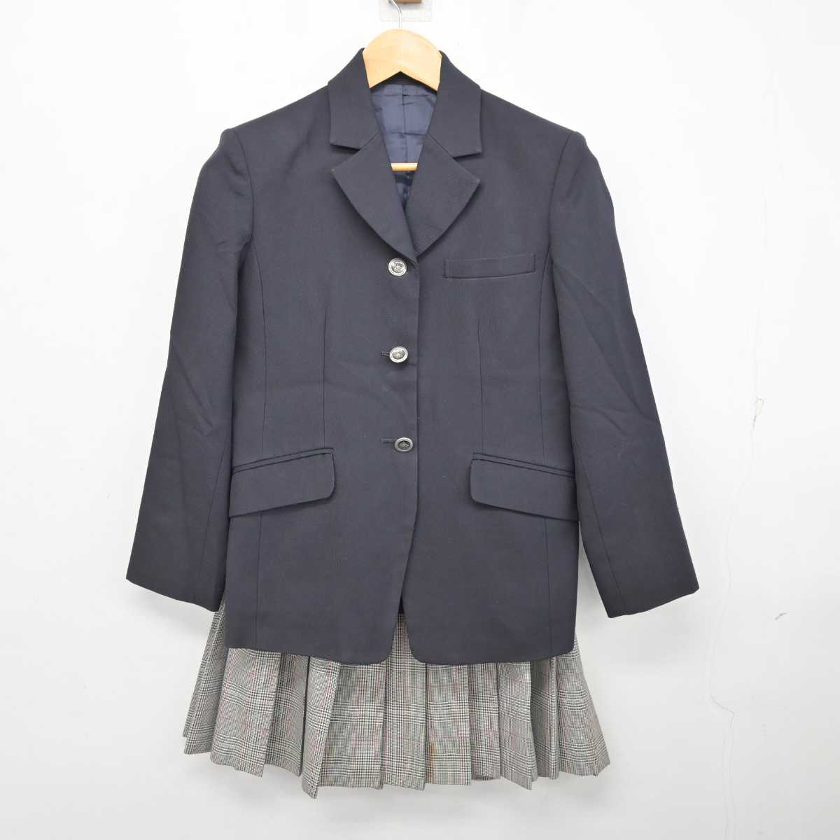 【中古】埼玉県 淑徳与野高等学校 女子制服 3点 (ブレザー・スカート・スカート) sf077200