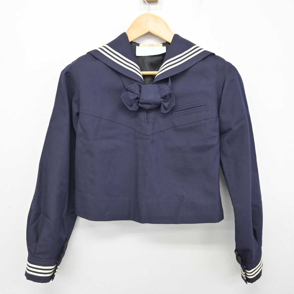 【中古】東京都 大妻中学高等学校 女子制服 3点 (セーラー服・スカート) sf077201