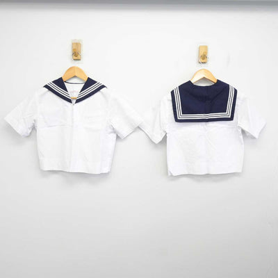 【中古】東京都 大妻中学高等学校 女子制服 3点 (セーラー服・スカート) sf077202