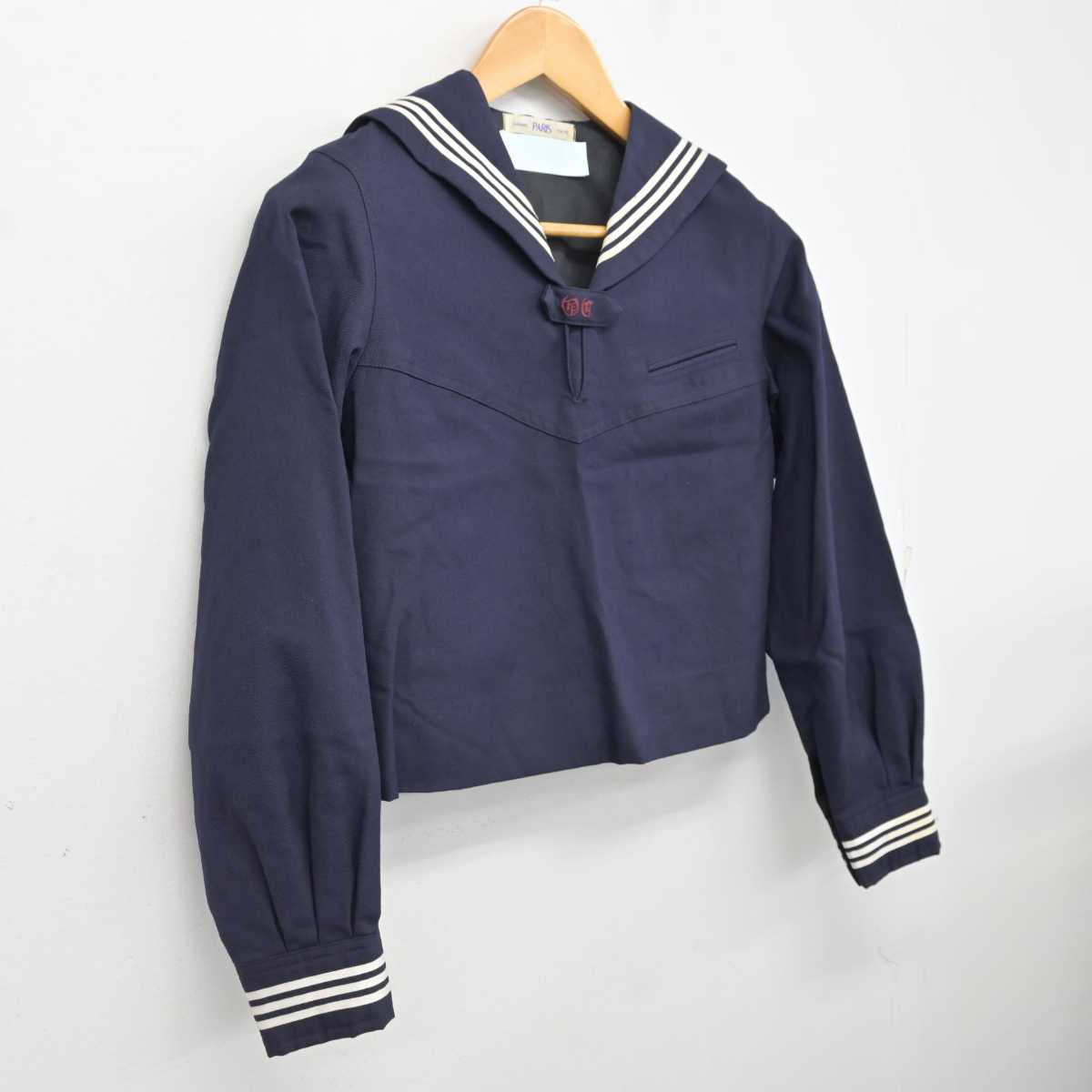 【中古】東京都 大妻中学高等学校 女子制服 1点 (セーラー服) sf077203