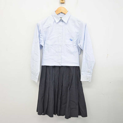 【中古】千葉県 公津の杜中学校 女子制服 3点 (シャツ・シャツ・スカート) sf077212