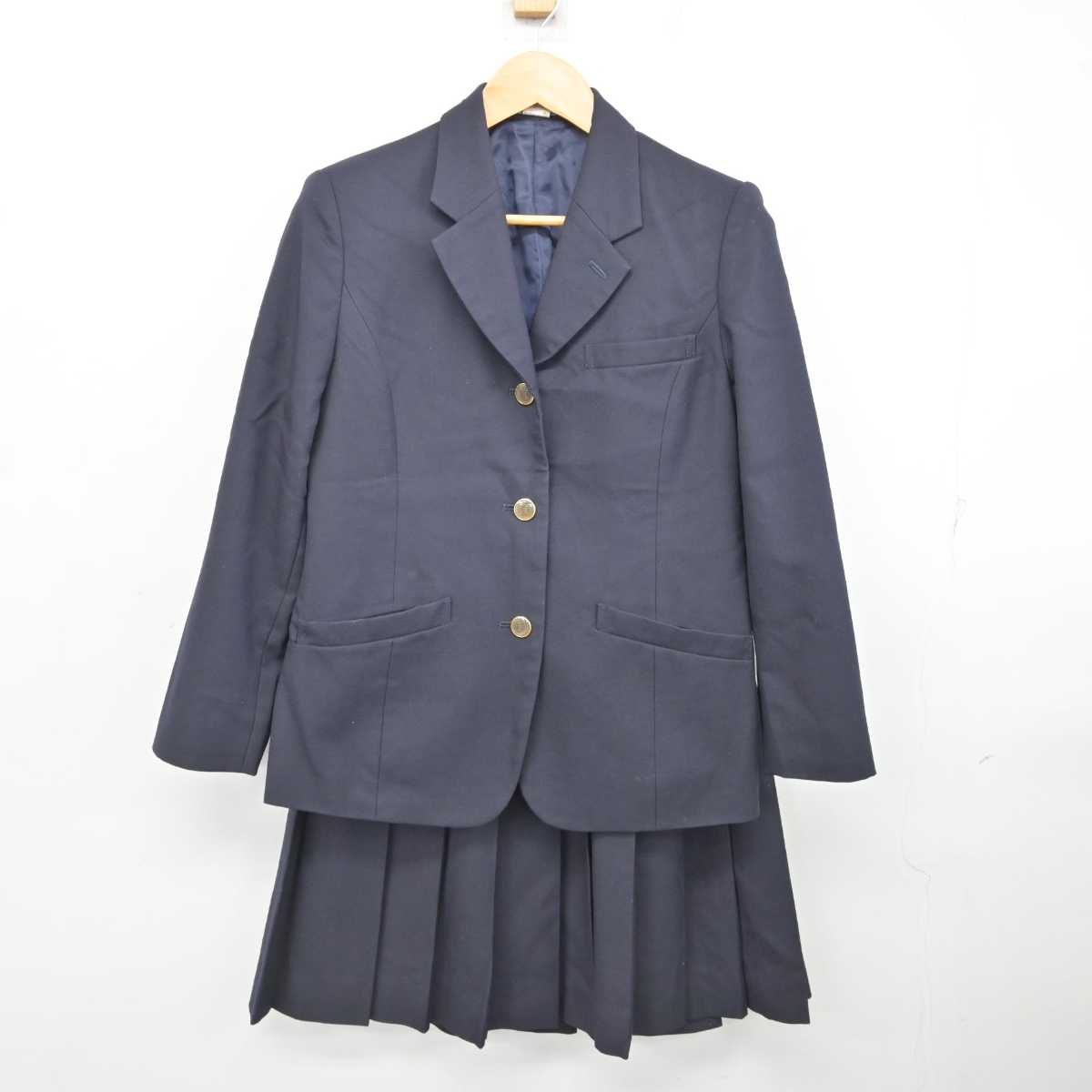 【中古】高知県 高知中央高等学校 女子制服 2点 (ブレザー・スカート) sf077219