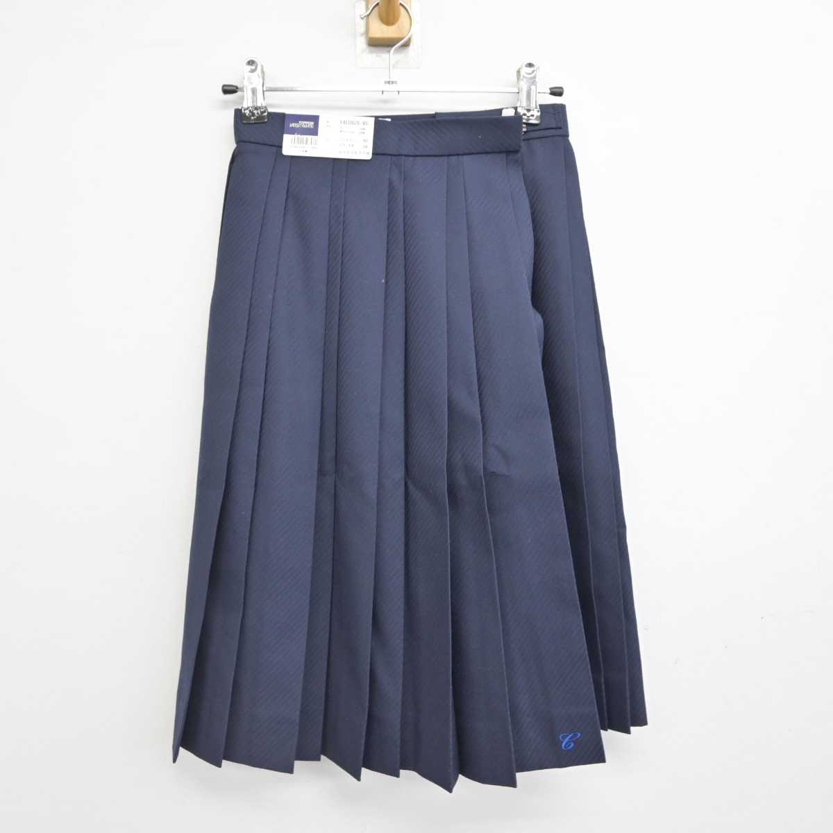 【中古】神奈川県 カリタス女子中学高等学校 女子制服 3点 (セーラー服・スカート) sf077236