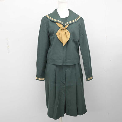 【中古】福島県 須賀川桐陽高等学校 女子制服 4点 (ブレザー・セーラー服・スカート) sf077239