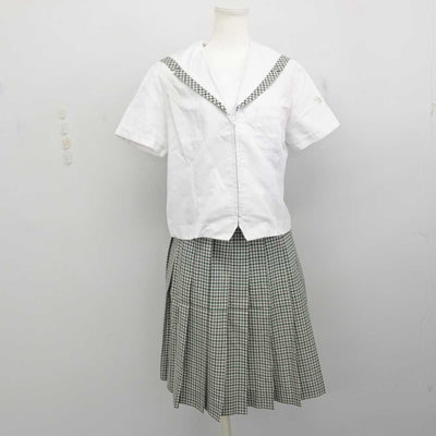 【中古】福島県 須賀川桐陽高等学校 女子制服 4点 (ブラウス・スカート) sf077240