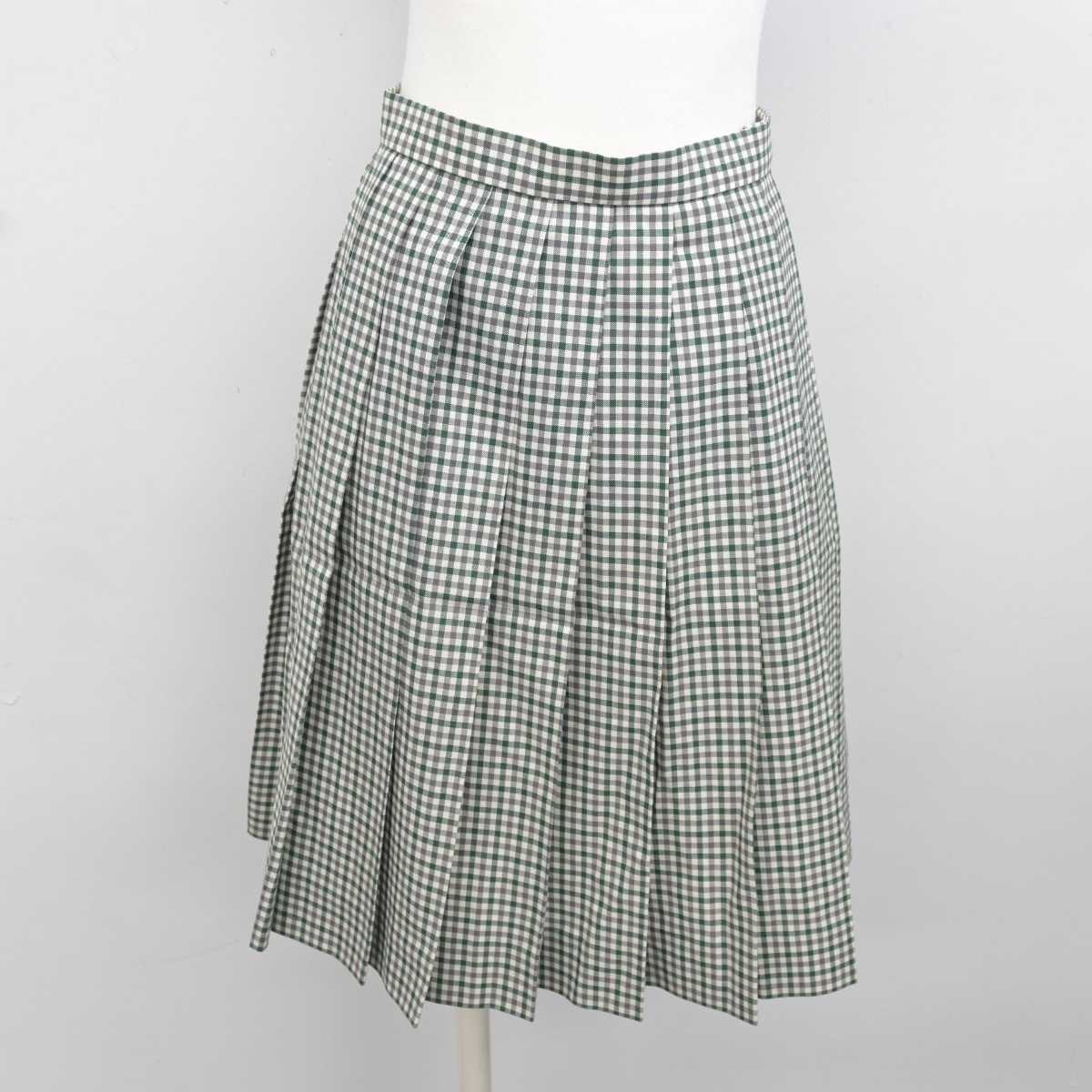 【中古】福島県 須賀川桐陽高等学校 女子制服 4点 (ブラウス・スカート) sf077240