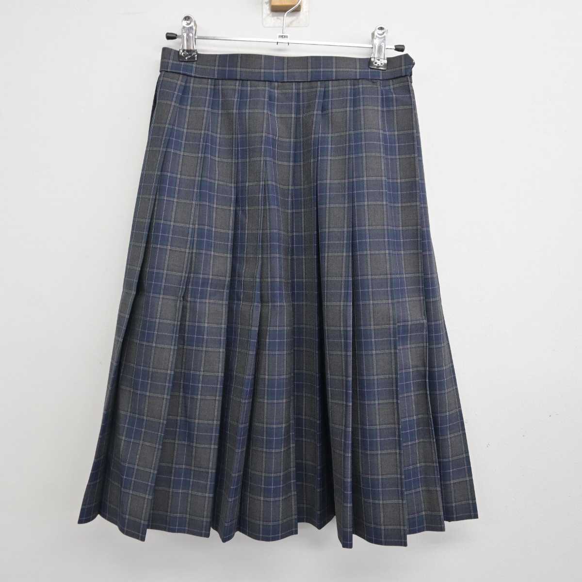 【中古】福島県 郡山市立緑ケ丘中学校 女子制服 3点 (ブレザー・スカート) sf077241