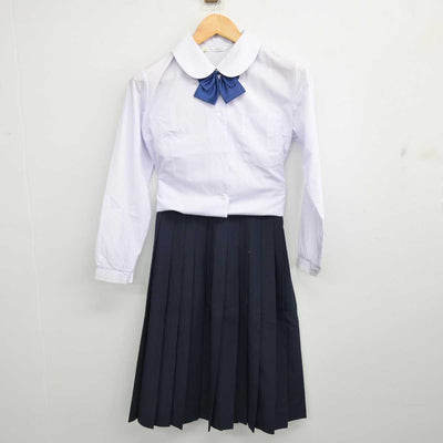 【中古】千葉県 野田市立東部中学校 女子制服 4点 (ブレザー・シャツ・スカート) sf077242