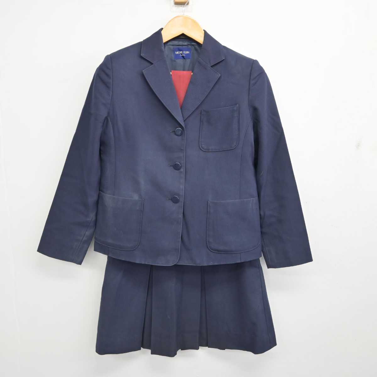 【中古】神奈川県 座間高等学校 女子制服 4点 (ブレザー・スカート) sf077252