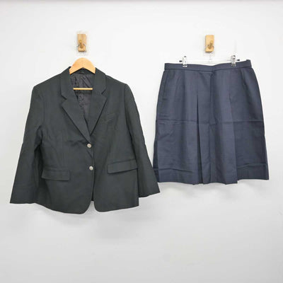 【中古】群馬県 玉村高等学校 女子制服 2点 (ブレザー・スカート) sf077259