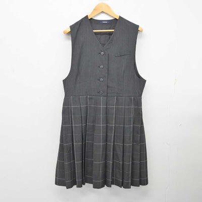 【中古】佐賀県 佐賀女子短期大学付属佐賀女子高等学校 女子制服 1点 (ジャンパースカート) sf077275