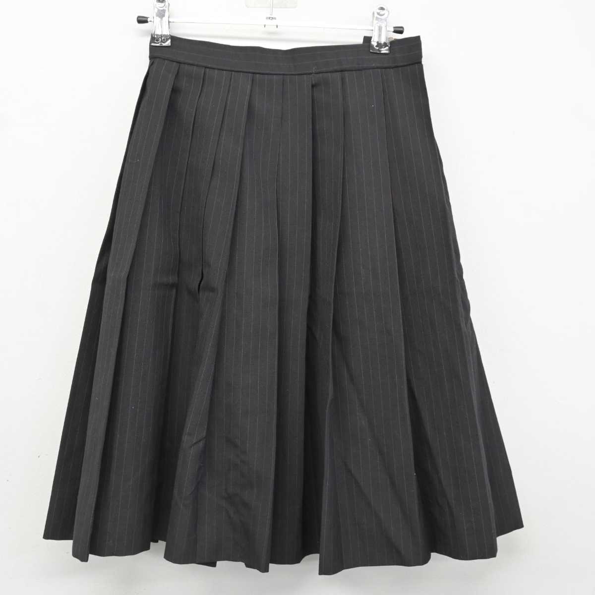 【中古】大阪府 狭山高等学校 女子制服 4点 (ニットベスト・シャツ・スカート) sf077281