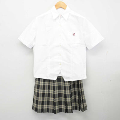 【中古】静岡県 伊東高等学校城ヶ崎分校 女子制服 2点 (シャツ・スカート) sf077287