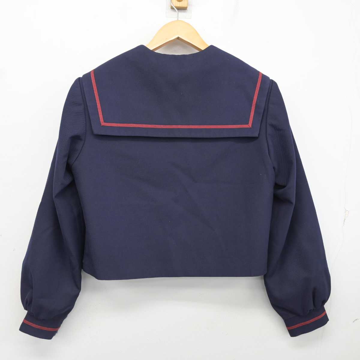 【中古】宮崎県 西都市立妻中学校 女子制服 3点 (セーラー服・スカート) sf077292