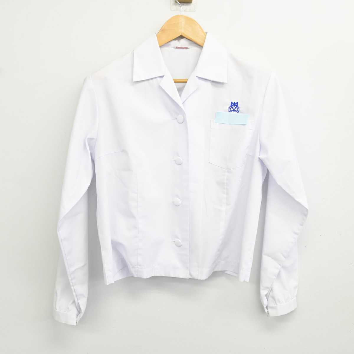 【中古】宮崎県 西都市立妻中学校 女子制服 3点 (シャツ・スカート) sf077293