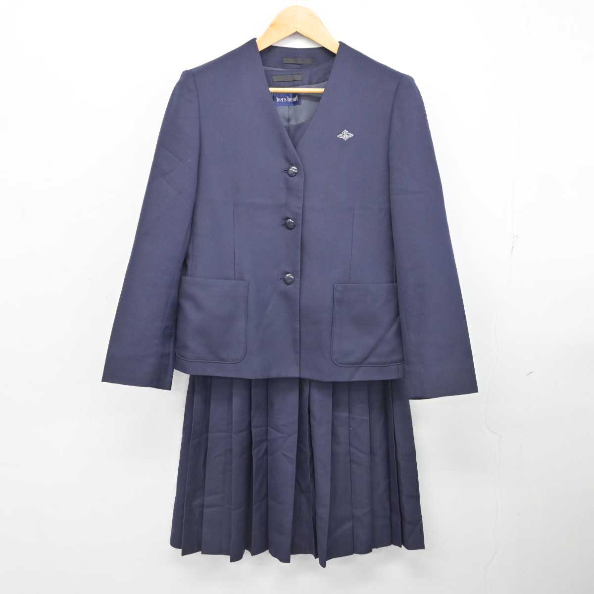 【中古】鹿児島県 加治木高等学校/旧制服 女子制服 3点 (ブレザー・ベスト・スカート) sf077300