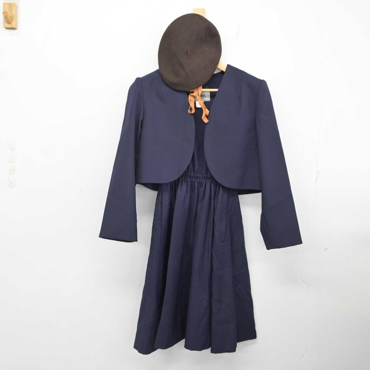 【中古】愛知県 学校法人南山学園聖霊高等学校 女子制服 7点 (ブレザー・ジャンパースカート) sf077303