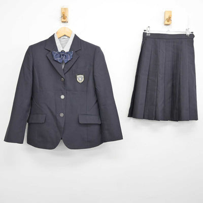 【中古】神奈川県 横浜清風高等学校 女子制服 4点 (ブレザー・シャツ・スカート) sf077330