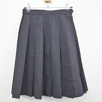 【中古】神奈川県 横浜清風高等学校 女子制服 3点 (ニットベスト・シャツ・スカート) sf077332