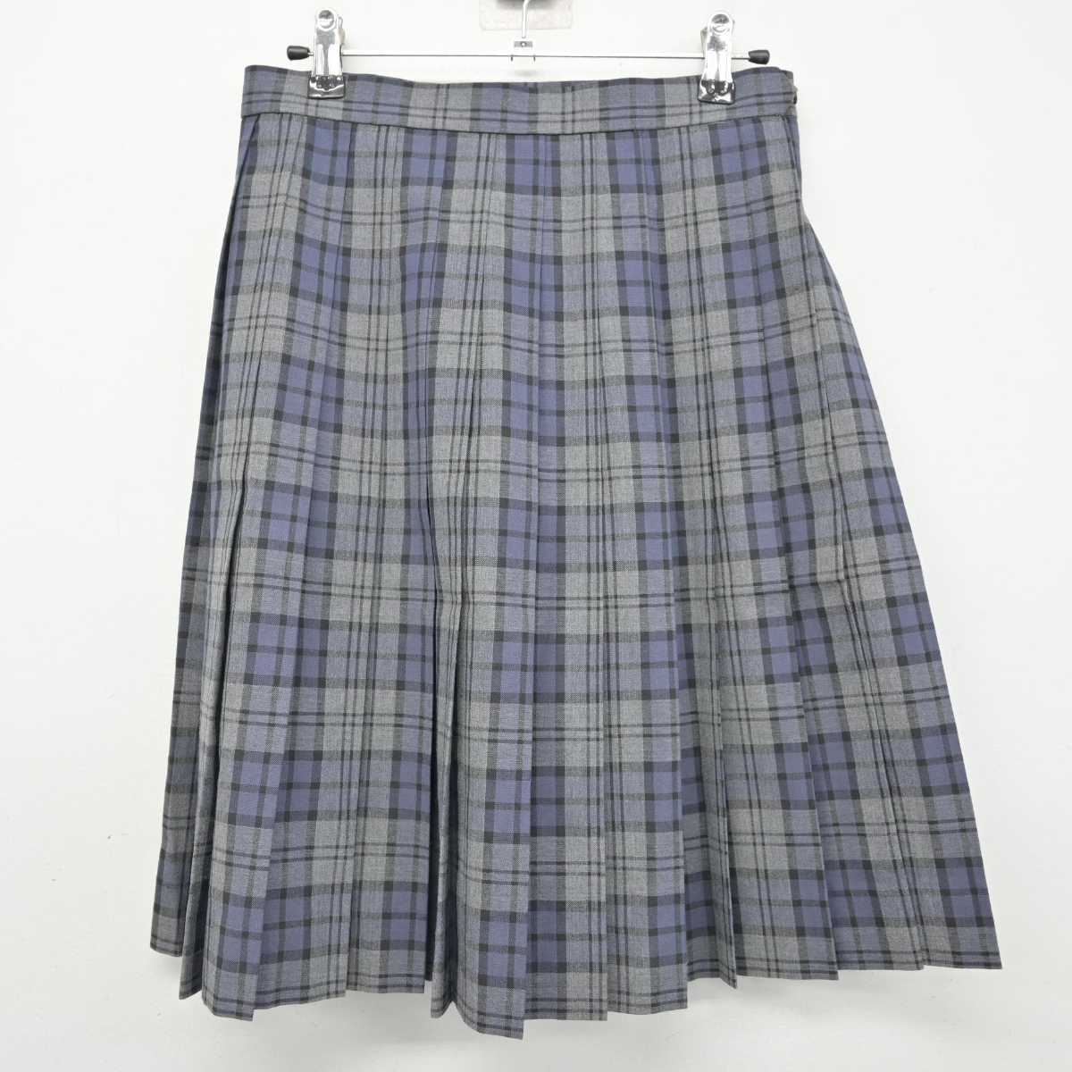 【中古】岩手県 花巻南高等学校 女子制服 3点 (ベスト・シャツ・スカート) sf077349