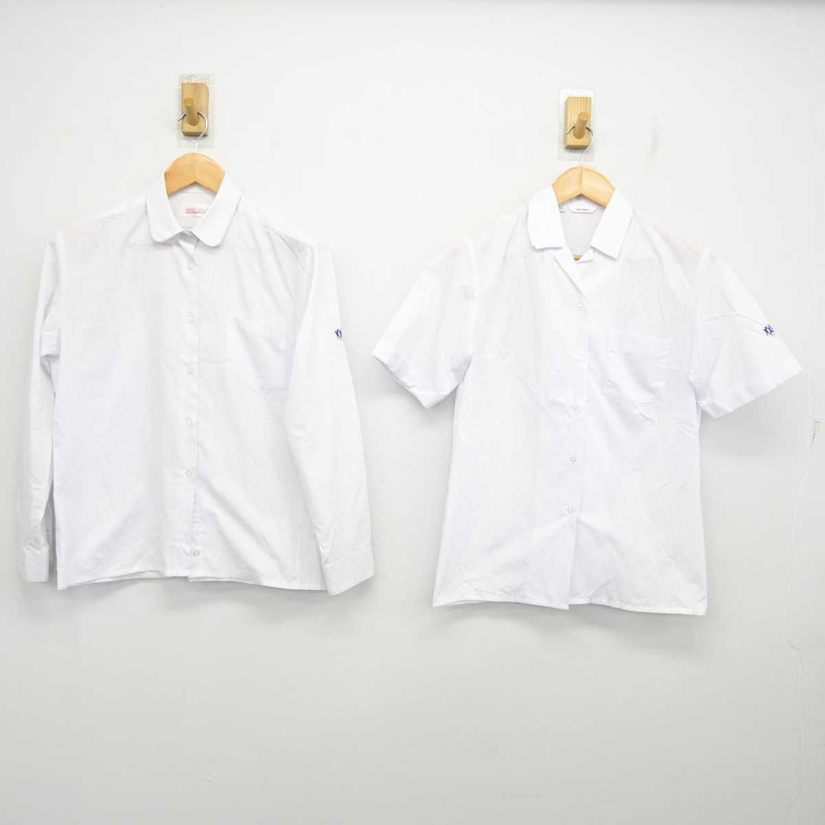 【中古】岩手県 花巻南高等学校 女子制服 3点 (シャツ・シャツ) sf077350