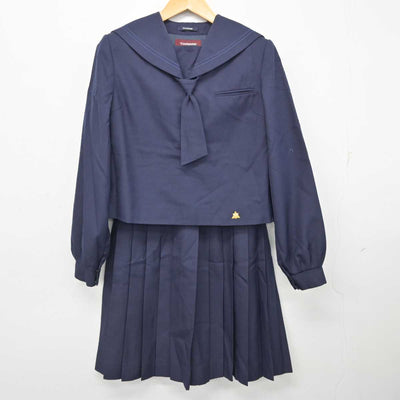 【中古】北海道 東白石中学校 女子制服 3点 (セーラー服・スカート) sf077351