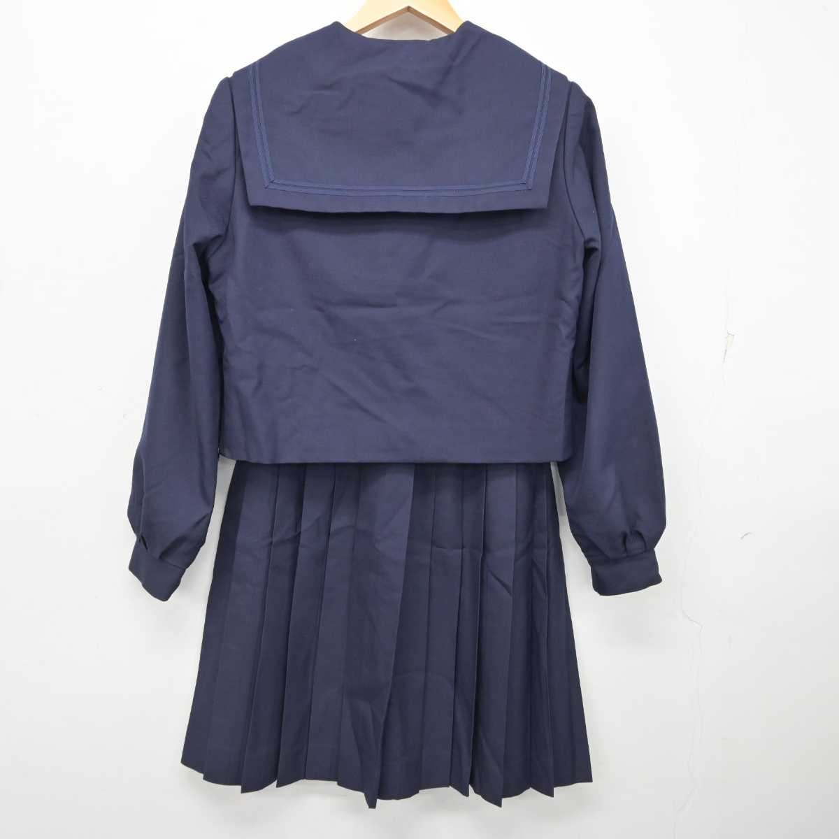 【中古】北海道 東白石中学校 女子制服 3点 (セーラー服・スカート) sf077351