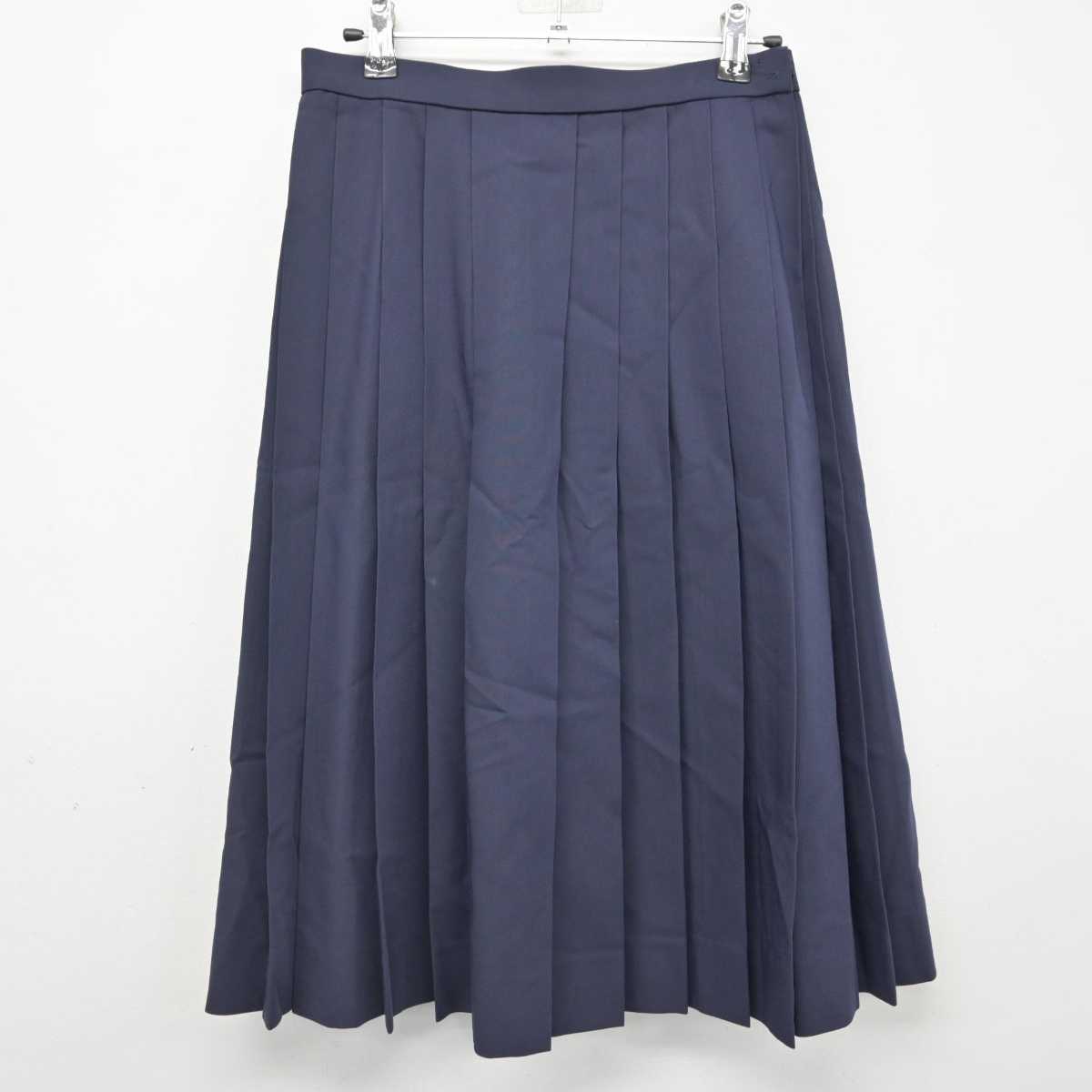 【中古】北海道 東白石中学校 女子制服 3点 (ベスト・シャツ・スカート) sf077353