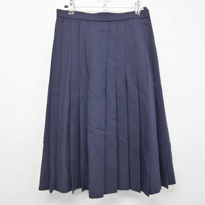 【中古】北海道 東白石中学校 女子制服 3点 (ベスト・シャツ・スカート) sf077353