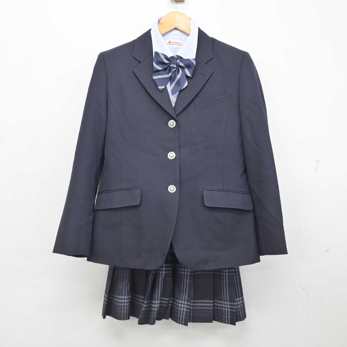 【中古】神奈川県 相原高等学校 女子制服 5点 (ブレザー・シャツ・スカート) sf077354