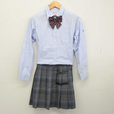 【中古】神奈川県 相原高等学校 女子制服 4点 (シャツ・スカート) sf077355