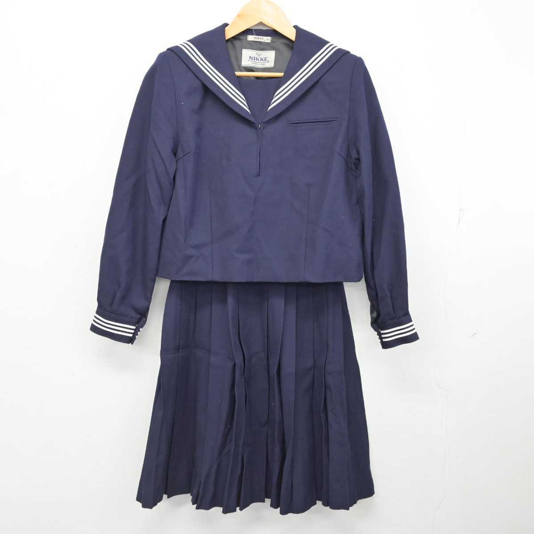 中古】埼玉県 松山女子高等学校 女子制服 2点 (セーラー服・スカート) sf077356 | 中古制服通販パレイド