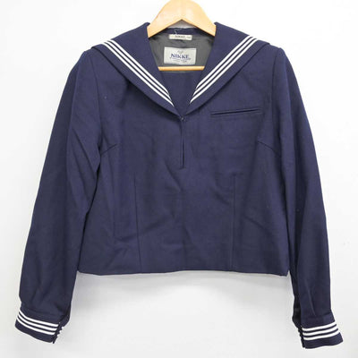 【中古】埼玉県 松山女子高等学校 女子制服 2点 (セーラー服・スカート) sf077356