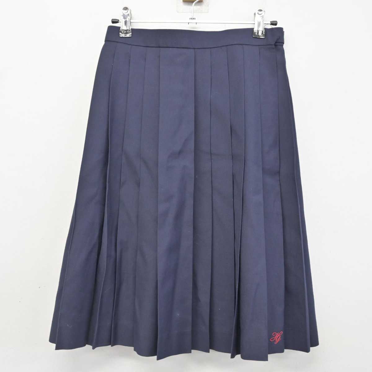 【中古】埼玉県 松山女子高等学校 女子制服 3点 (セーラー服・セーラー服・スカート) sf077357