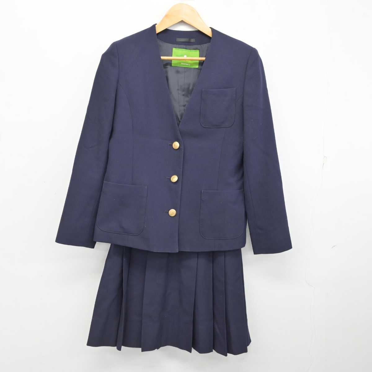 【中古】埼玉県 山村学園高等学校 女子制服 3点 (ブレザー・スカート・スカート) sf077359