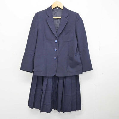 【中古】栃木県 小川中学校 女子制服 3点 (ブレザー・スカート) sf077362