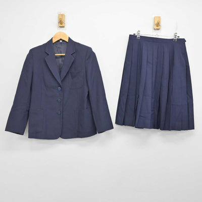 【中古】栃木県 小川中学校 女子制服 3点 (ブレザー・スカート) sf077362