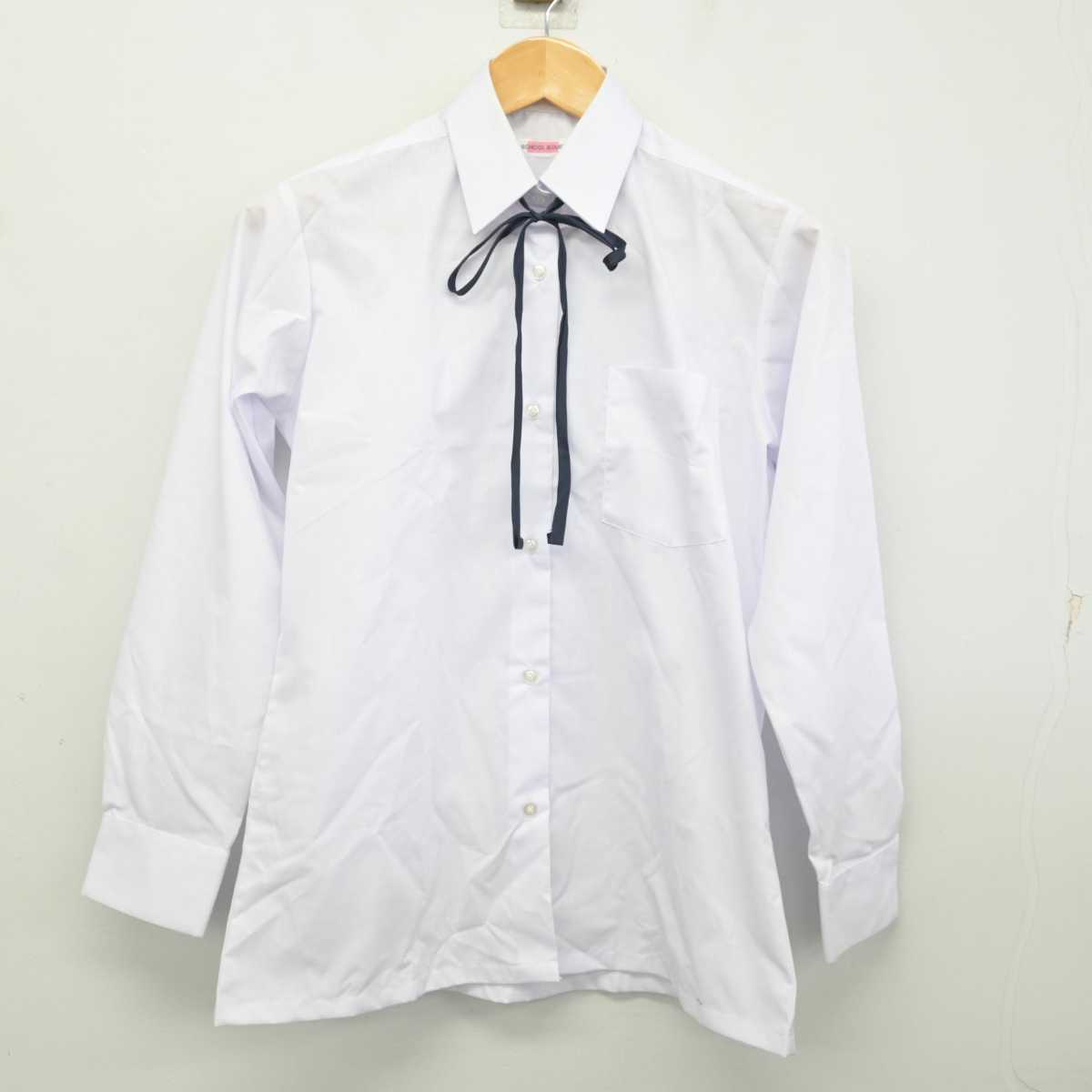 【中古】栃木県 小川中学校 女子制服 3点 (シャツ・スカート) sf077364