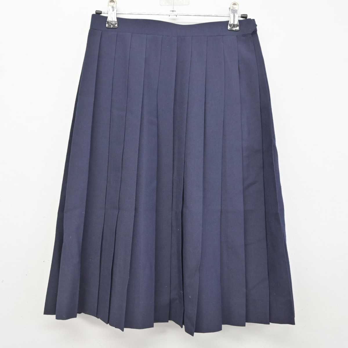 【中古】栃木県 小川中学校 女子制服 3点 (シャツ・スカート) sf077364