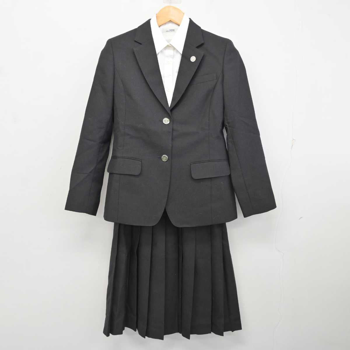 【中古】大阪府 三島高等学校 女子制服 4点 (ブレザー・シャツ・スカート) sf077368