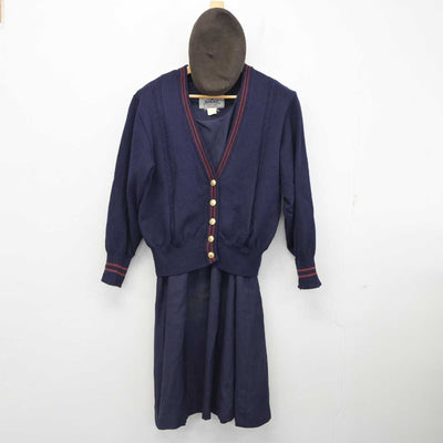 【中古】愛知県 南山学園 聖霊高等学校 女子制服 3点 (ブレザー・ジャンパースカート) sf077378