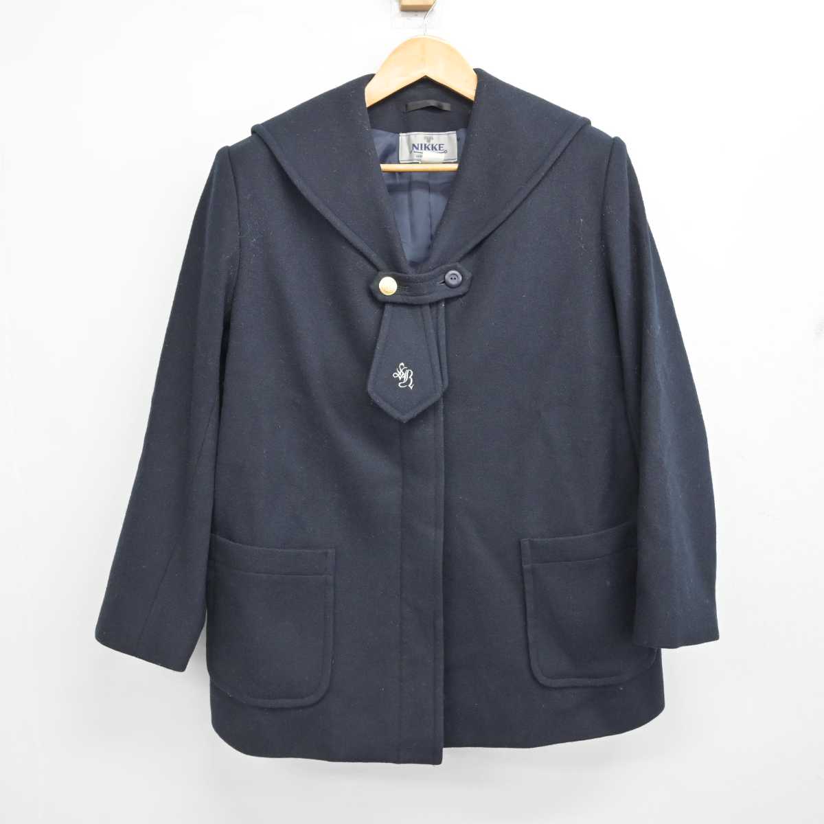 【中古】愛知県 南山学園 聖霊中学・高等学校 女子制服 1点 (コート) sf077394