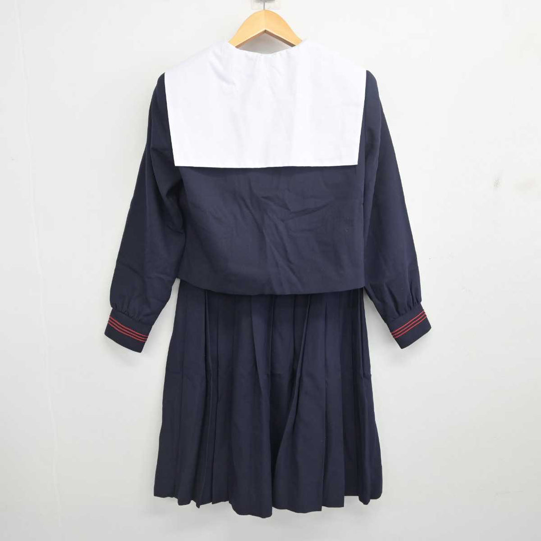 【中古】大阪府 プール学院中学校・高等学校 女子制服 5点 (セーラー服・スカート) sf077406 | 中古制服通販パレイド