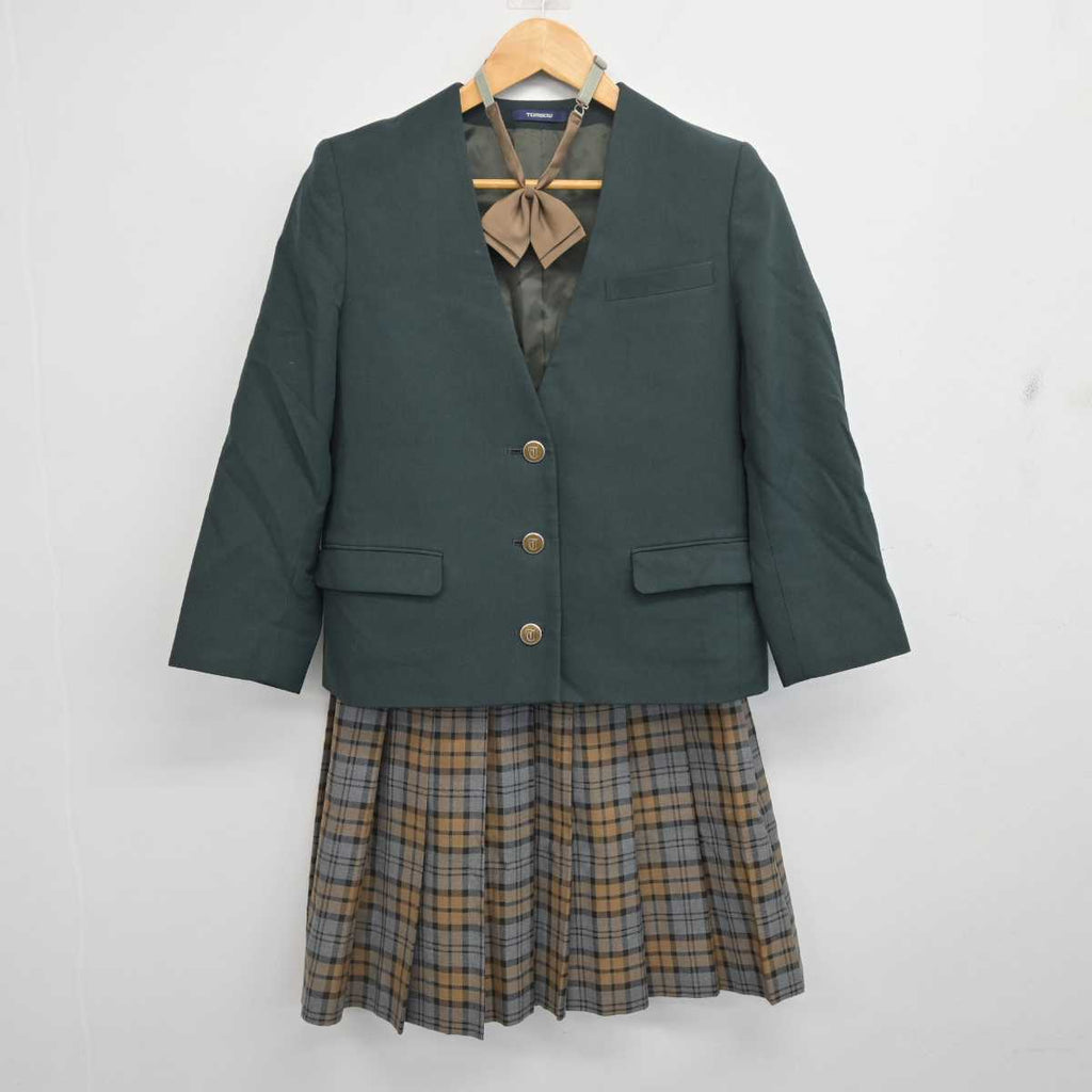 中古】埼玉県 所沢中学校 女子制服 3点 (ブレザー・スカート