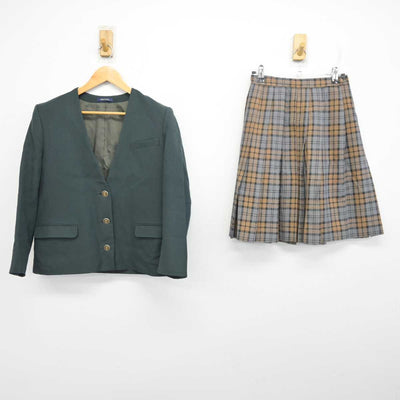 【中古】埼玉県 所沢中学校 女子制服 2点 (ブレザー・スカート) sf077416