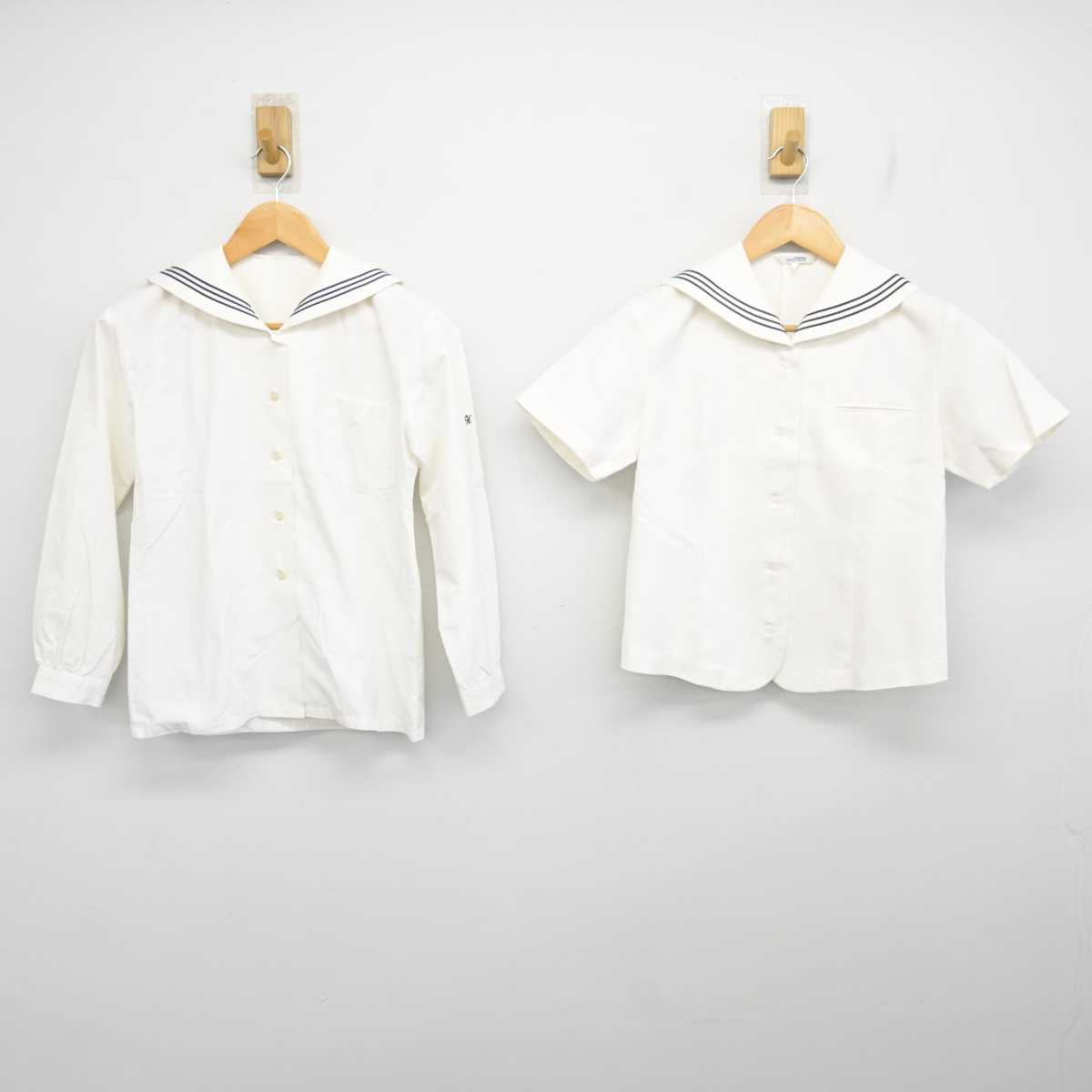 【中古】北海道 帯広北高等学校 女子制服 2点 (ブラウス・ブラウス) sf077429