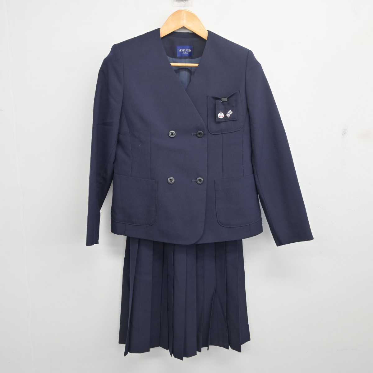 【中古】北海道 光西中学校 女子制服 3点 (ブレザー・ベスト・スカート) sf077430