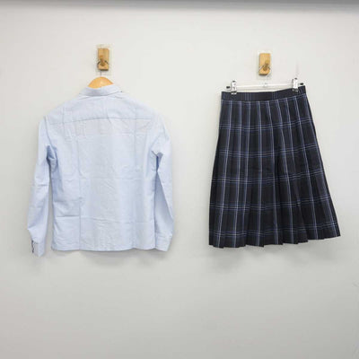 【中古】埼玉県 大宮開成中学・高等学校 女子制服 2点 (シャツ・スカート) sf077439